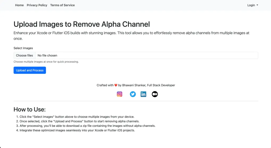 Alpha Channel Tool